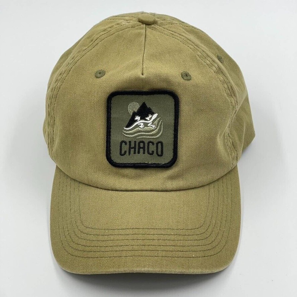 Chaco Olive Green Adjustable Baseball Cap with Patch